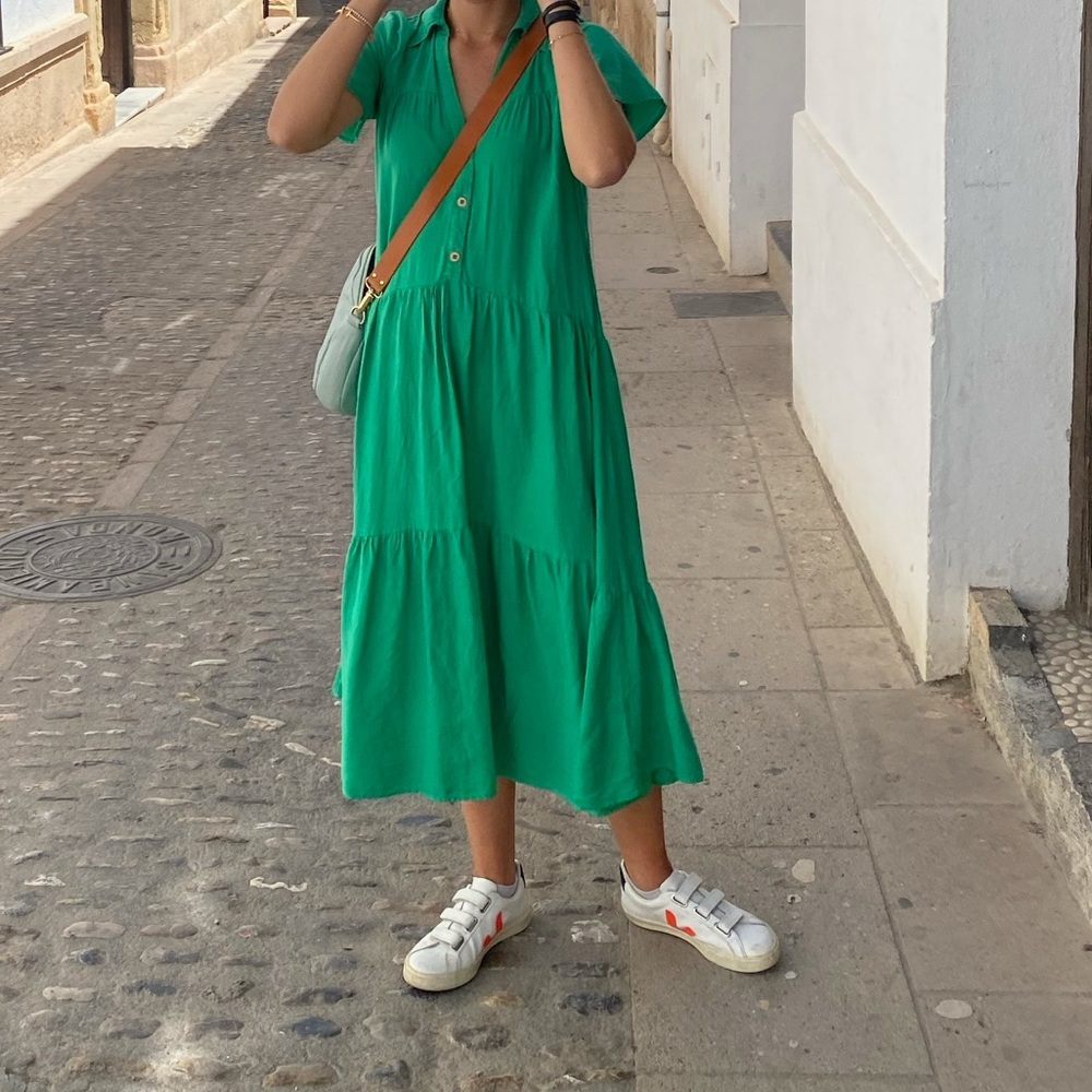 Zara Green Dress XS